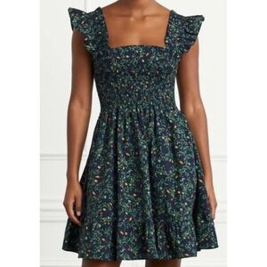 Hill House Navy Floral Mini Dress